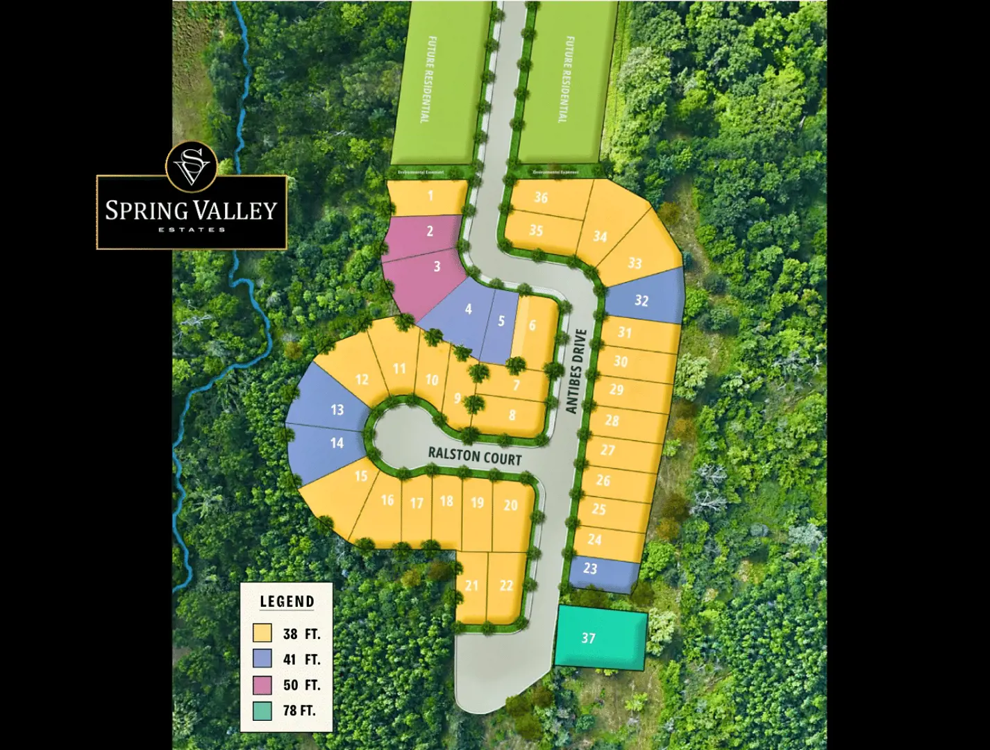 Spring Valley Detached homes map